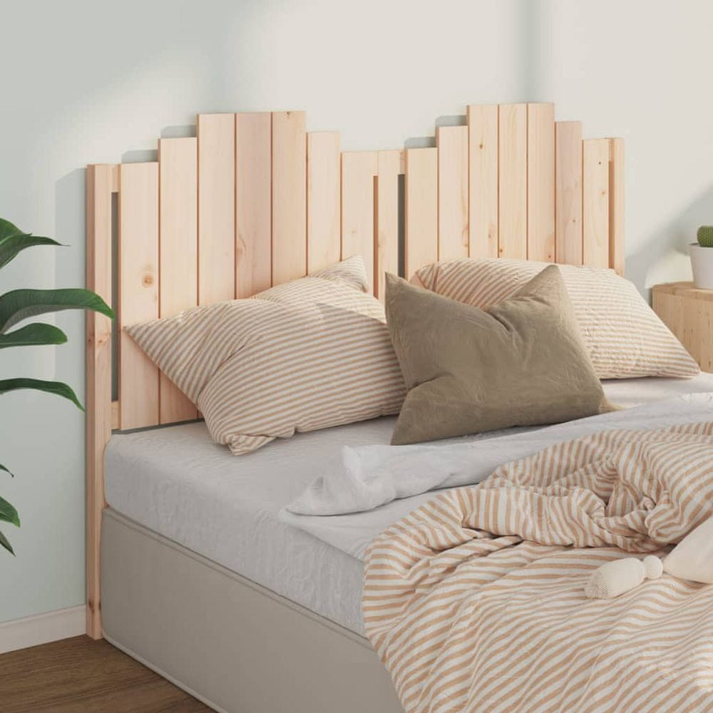 Vidaxl Čelo postele, 156x4x110 cm, masívne borovicové drevo